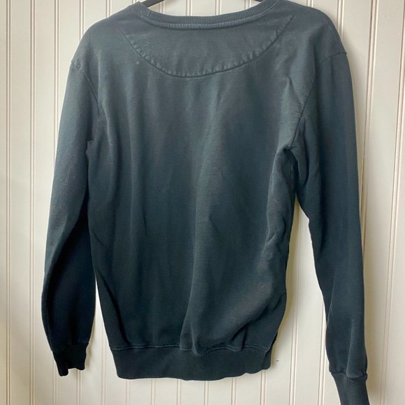 Juan Valdez S Black Sweatshirt Long Sleeve Coffee Columbia Juan and Horse in Dot - Picture 4 of 6